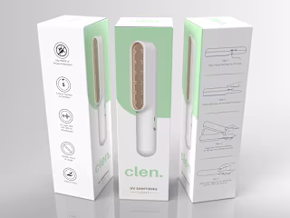 CLEN – UV Sanitizing Light Packaging Design