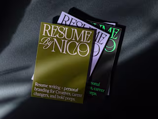 Brand Identity Design: Resume By Nico