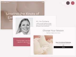 Website for Energy Healing Practitioner