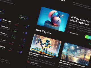 Metamatn - NFT Marketplace Dashboard
