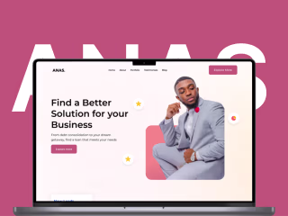 ANAS B2B Website on Behance