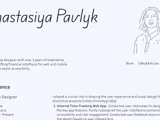 Interface Designer Portfolio: Developed on Webstudio