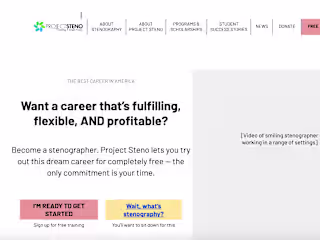 Project Steno | B2C landing page