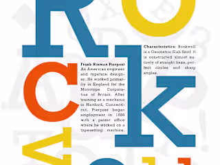 Typeface Poster