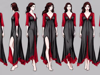 Fashionable night wears on Behance