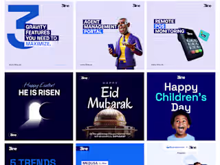 Social media designs | 3Line