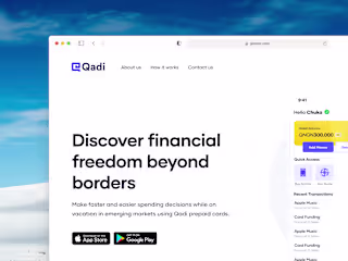 Landing Page Design for Qadi App
