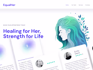 EqualHer - Mental Health Support Platform for Women 