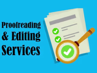 Proofreading and Editing Services for Publishing Company
