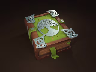 Stylized Book in 3D