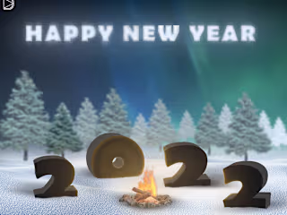 New Year poster 2022