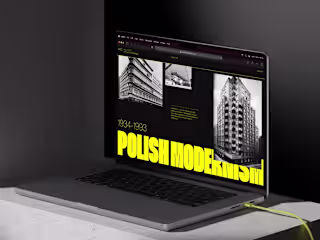Polish Modernism - Web Design 