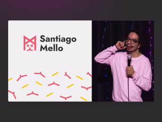 Brand - Santiago Mello (Stand-up Comedy) on Behance