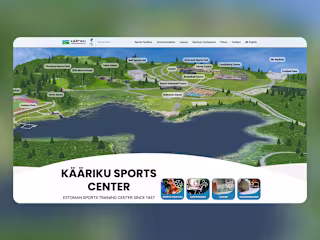 Kaariku Sports Center 3D Web Experience