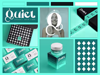 Quiet Skincare Brand Identity