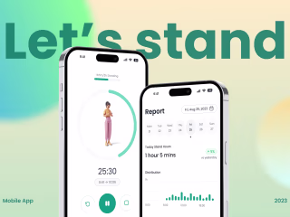 Let's Stand - Mobile App Design 