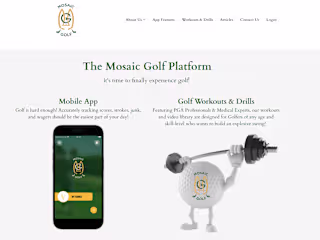 Mosaic Golf: Real-Time Scoring & Betting App for Golfers