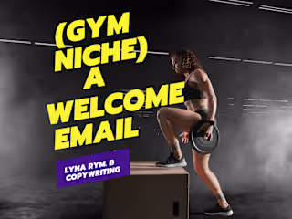 Fitness and Gym-a welcome email