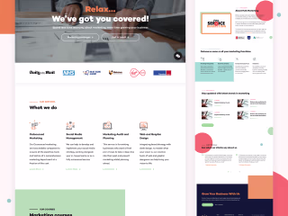 Logo and Website for MJA Marketing