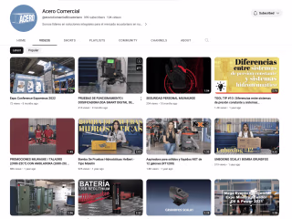 Acero Comercial Content Creation & Youtube Management