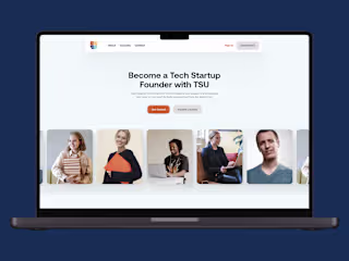 Tech startup university [TSU] : Web design 
