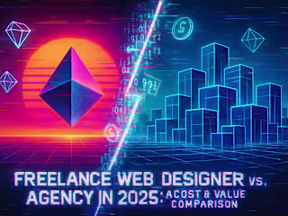 Freelance Web Designer vs. Agency in 2025: A Cost & Value Comparison