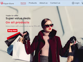E-commerce website