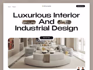 BC - Luxury Interior Design through Bold Website Experience