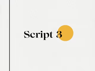 Script for YouTube Channel