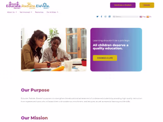 ERE: Educate. Radiate. Elevate. NGO Redesign