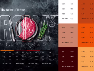 ROMA'S Steakhouse - BRANDING IDENTITY on Behance
