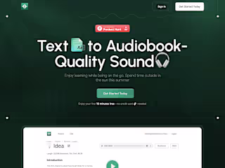 Redesign of a AI SAAS - Landing Page