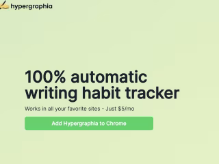 Automatic Writing Habit Tracker