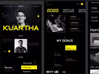 Kuartha Framer Portfolio Template