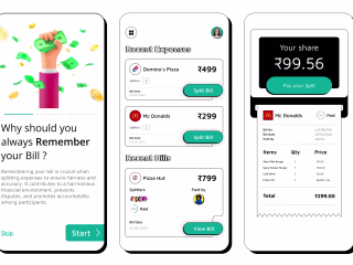 Bill Splitting app UI Design