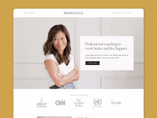 Treena Huang | Branding + Kajabi Website Design
