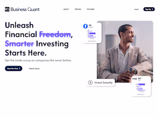 Business Quant Landing Page