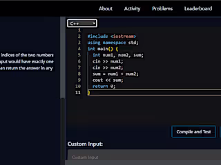 Coding Problems Platform