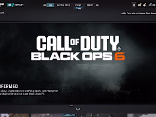Call of Duty UI Development