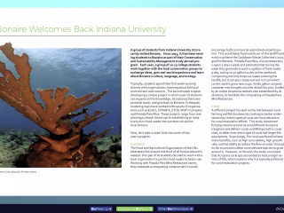 Bonaire Welcomes Back Indiana University 