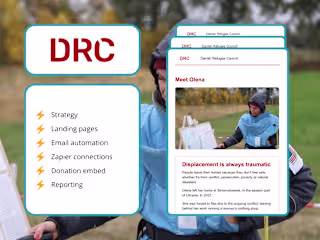 Email automation success for a large international NGO