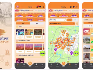 Tirth Yatra Seva | UI/UX | App Development 