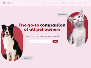 Fursphere Website Redesign