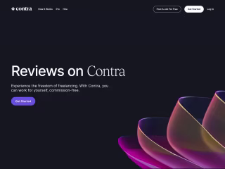 Contra – Reviews Landing Page