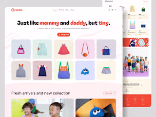 MiniMe: Clothing Brand E-Commerce Website and Branding