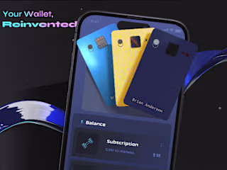 3D Fintech Card Design