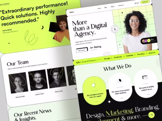 Digital Agency Portfolio Web Design