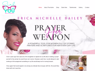 Web Design Project: Prayer Is Her Weapon