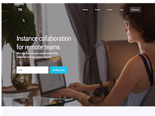 Web design for a collaboration website