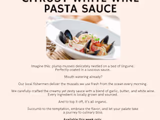 Seaside View Restaurant: Landing Page